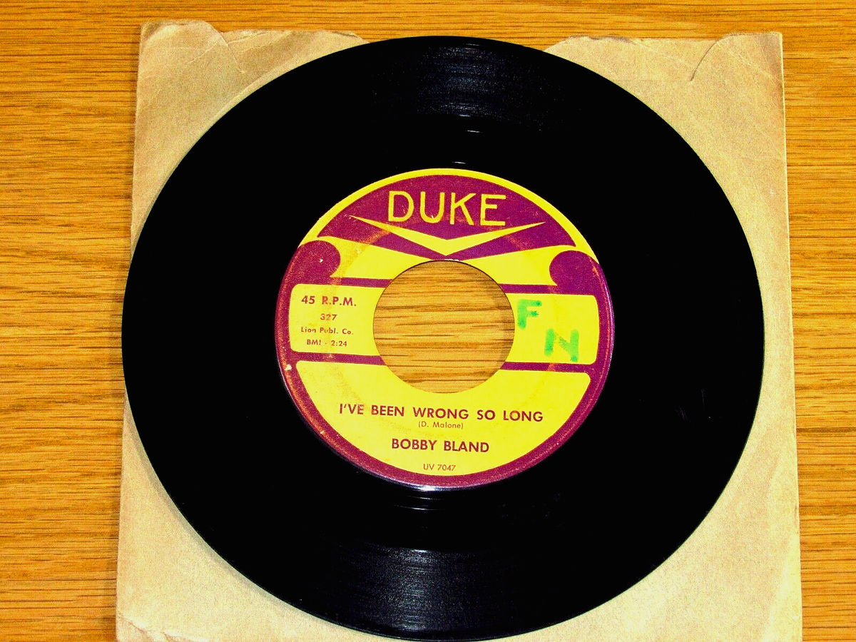 BLUES 45 RPM - BOBBY BLAND - DUKE 327 - 