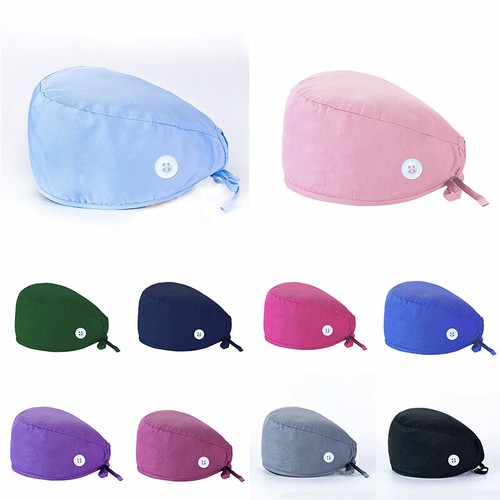 Unisex Nurse Doctor Hat Surgical Scrub Cap Medical Dentist Teeth Dental Cap UK - Picture 8 of 111