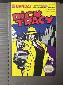 Dick Tracy NES Nintendo Entertainment System 1990 AUTHENTIC Classic Game