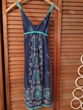 AEROPOSTALE BOHO SUNDRESS BLUE SZ S/P