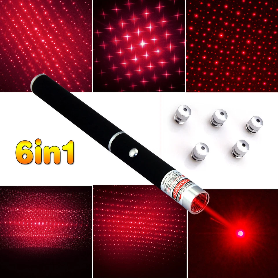 Ghost Hunting Paranormal Kit RED 6n1 LASER GRID PEN + HOLDER +FLEXIBLE TRIPOD - Image 2 of 4
