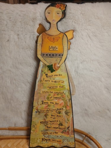 Dear World Wood Wall Hanging Kelly Rae Roberts