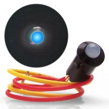 5mm 12V Blue LED Plastic Body Indicator Light Johnny Law Motors KICSWIND2BL