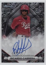 2023 Bowman Sterling Prospect Silver Refractor 88/100 Ricardo Cabrera Auto 19n6