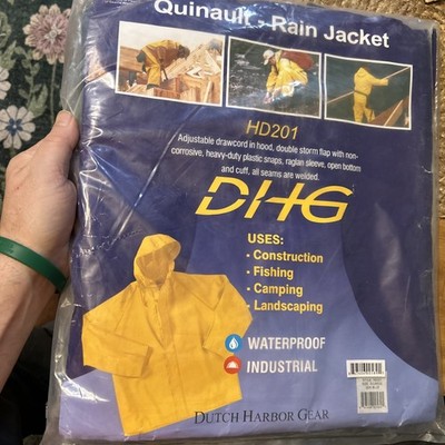 Dutch Harbor Gear HD201 Quinsult Waterproof Rain Jacket XL Sea Blue Industrial