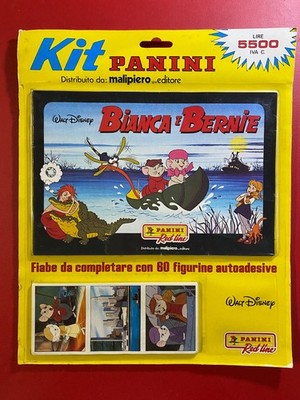 WHITE & BERNIE Figure Album NEW/SEALED + Panini Malipiero Disney Kit Set