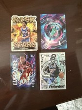 (4) Topps Rookie VJ Edgecombe Ultra Violet, Rock Stars/Pulse/Patented SSP Lot