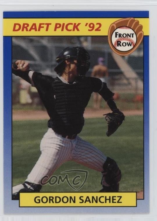 1992 Front Row Draft Picks Gordon Sanchez #38 05v0