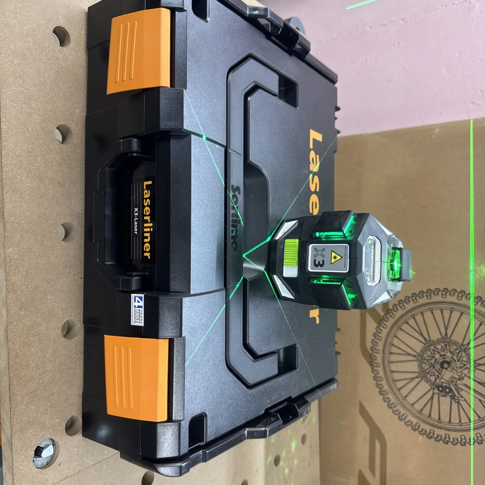 Laserliner X3-Laser Pro Kreuzlinien-Laser (036.800L) mit 2x Akku & L-BOXX - Bild 4 von 4