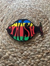 Phish vtg sticker Decal 90s Show Concert Promo Rare Vinyl 4  Logo Window Bumper