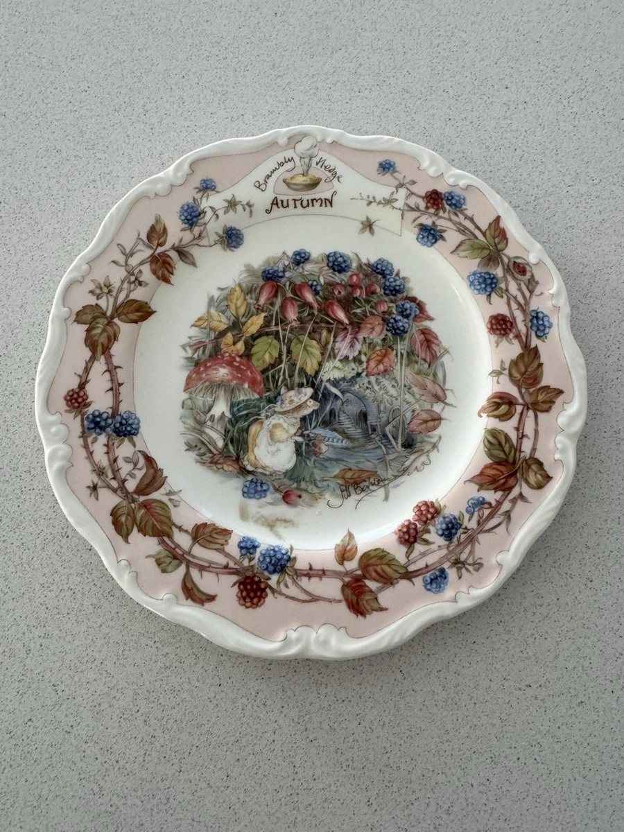 Brambly Hedge Autumn Plate for sale | eBay UK