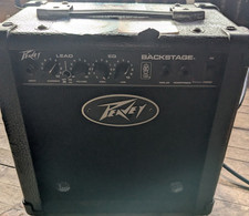 Peavey Backstage 26W Solid State Guitar Combo Amp, 1-Channel 1x8 Ohm