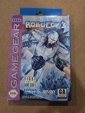 Robocop 3 Sega Game Gear 100% Complete And Authentic w/Warranty Card CIB