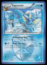 Vaporeon 20/116 Uncommon Plasma Freeze Pokemon Heavily Played