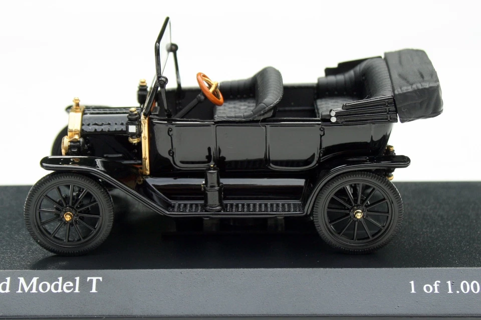 Ford Model T Touring Année 1914, Noir, Minichamps Au 1:43, OVP, Limité À 1.008 - Photo 4/4