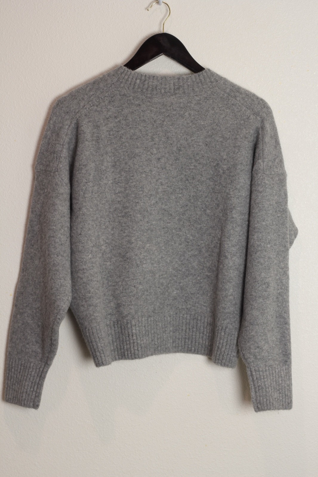 Zara sweater Women Size medium gray knit thumbnail 2