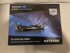 Netgear Nighthawk X6 AC3000 Tri-Band WiFi Router R7900 3.0Gbps Open Box