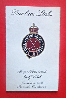 vtg - Golf scorecard - ROYAL PORTRUSH GOLF CLUB gc - Dunluce Links - Ireland #2