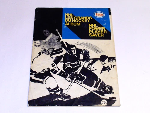 1970/1971 Esso NHL Power Player Saver Complete Hockey Sticker Set Album CANADA
