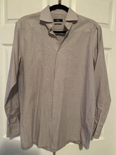 Hugo Boss Shirt Man Sharp Fit Long Sleeve Size 15 1/2 32/33
