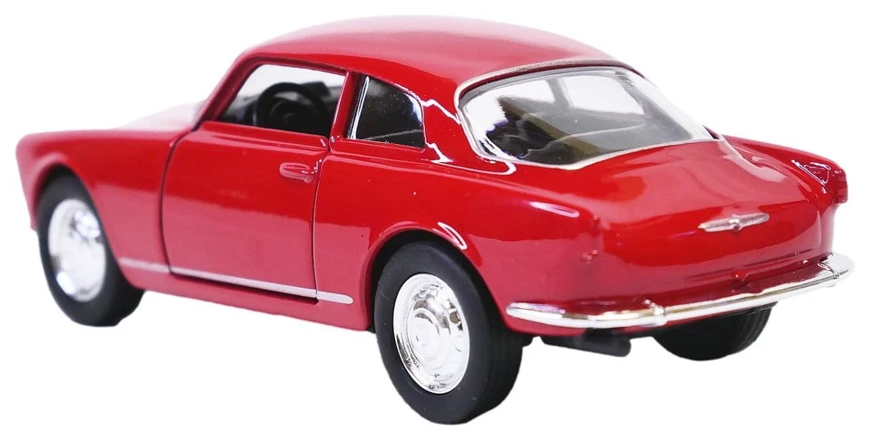 Alfa Romeo Giulietta 1954 Italia modelo de coche diecast juguete rojo escala 1:34-1:39 Welly Foto 4 de 4