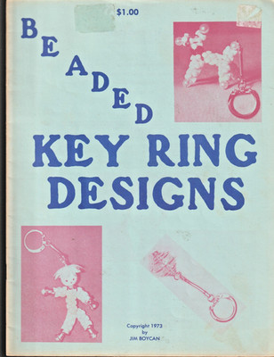 Beaded Key Ring Designs - BEADING PATTERN - 1973 - Jim Boycan - Poodle Ball Doll