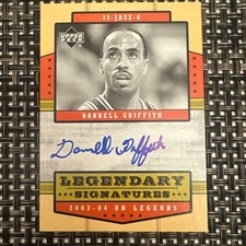 Darrell Griffith Autographed Card 2003-04