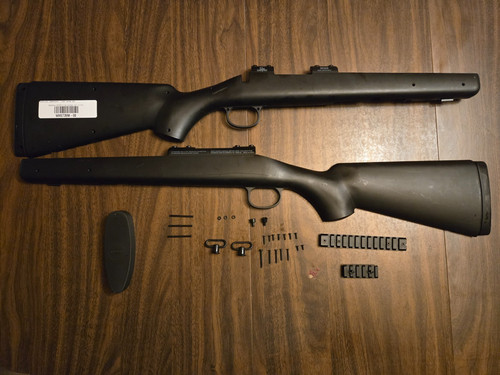 Game Face airsoft sniper rifle GF529 parts: stock and hardware