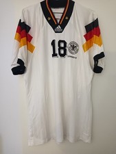 Germany 1992 #18 Klinsmann Euro 1992 Vintage Football Shirt Jersey Rare