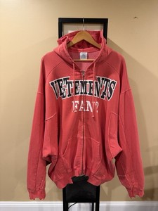 Vetements Fan Hoodie | eBay
