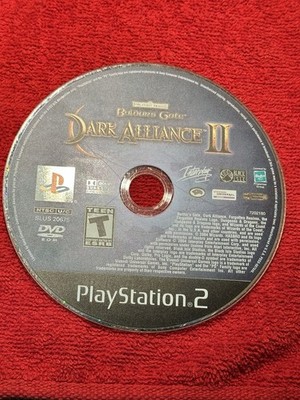 Baldur's Gate: Dark Alliance II 2 (Playstation PS2) Disc Only - WORKS