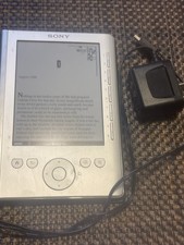 Sony PRS-300 Portable Reader System E-reader Silver PLEASE READ