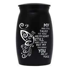 Aluminum Mini Cremation Urn - Small Keepsake Urn for Sharing Ashes - My Mind ...