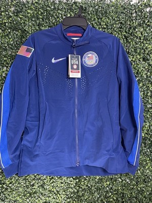 Women s Sz S - Nike Paris 2024 Team Issued USA Olympic Podium Jacket DZ3572-492