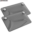 Motorcycle Tag Protector License Plate Cover 2PCS For 4x7 inch Motorbike License