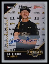 2016 Bowman Draft Under Armour All-America Game #UAA-13 Carter Kieboom /225 Auto