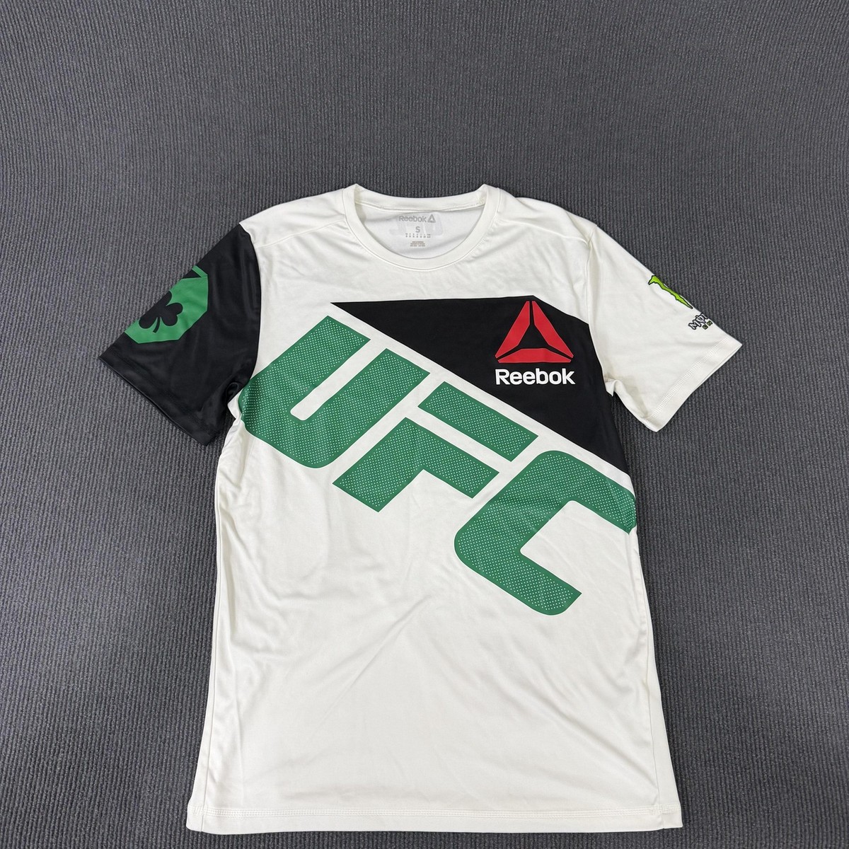 Conor McGregor Shirt Mens Small White UFC MMA Reebok Walkout Fight 