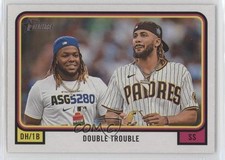 2022 Heritage High Number Combo Cards Fernando Tatis Jr Vladimir Guerrero 7mb