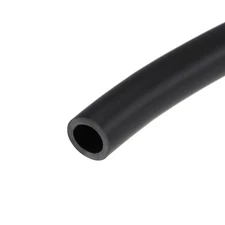 7mm ID x 10mm OD 3.3ft Lubricating Oil Hose Rubber Water Hose Tubing Black