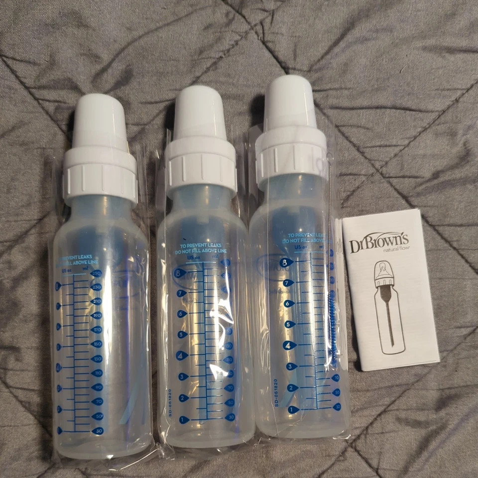 Dr. Brown's Natural Flow Bottles 8 oz - 3 Pack - Image 2 of 4