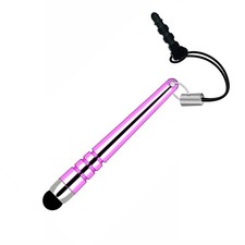 For Galaxy A13/A14/A15/A16/A17 - Pink Stylus Touch Pen Aluminum Compact