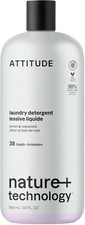 Image of ATTITUDE Laundry Detergent Liquid, Plant-Based Ingredients, EWG Verified, High