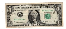 United States of America USA $1 Bill Dollar 1963b B NEW YORK GOOD CONDITION