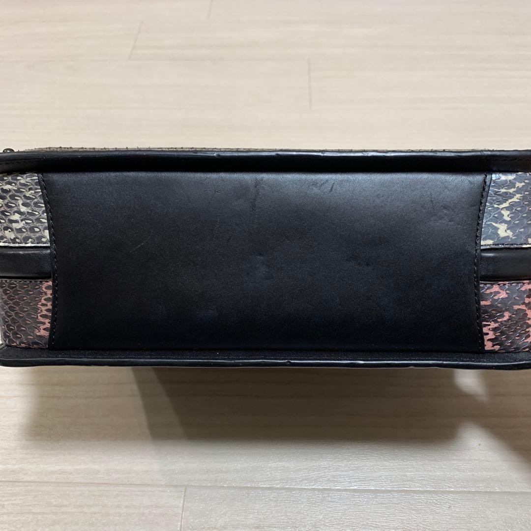 Coach Dreamer Python Pattern 2Way Shoulder Bag Ex… - image 9