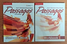 Passages Student's Book 1, Workbook 1 Third Edition Brand New
