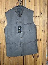 Khaki Mens Waistcoat Size M