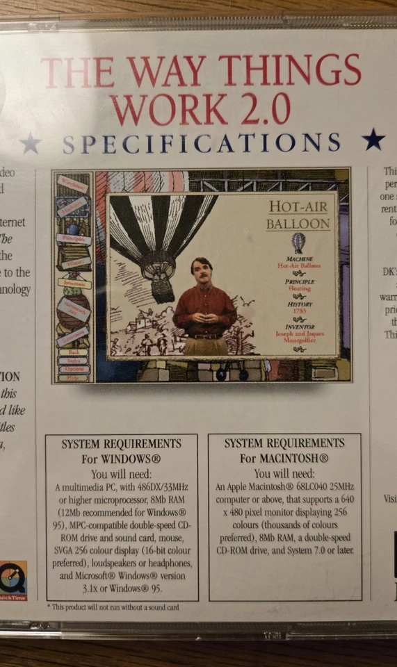 The Way Things Work 2.0 - DAVID MACAULAY - CD-ROM - 1996 - DK - Mac & Win 3.1/95 - Image 4 of 4