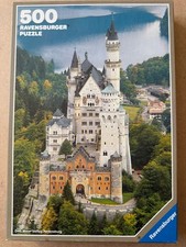 Rompecabezas Ravensburger 500 piezas Castillo Real Neuschwanstein de 1984