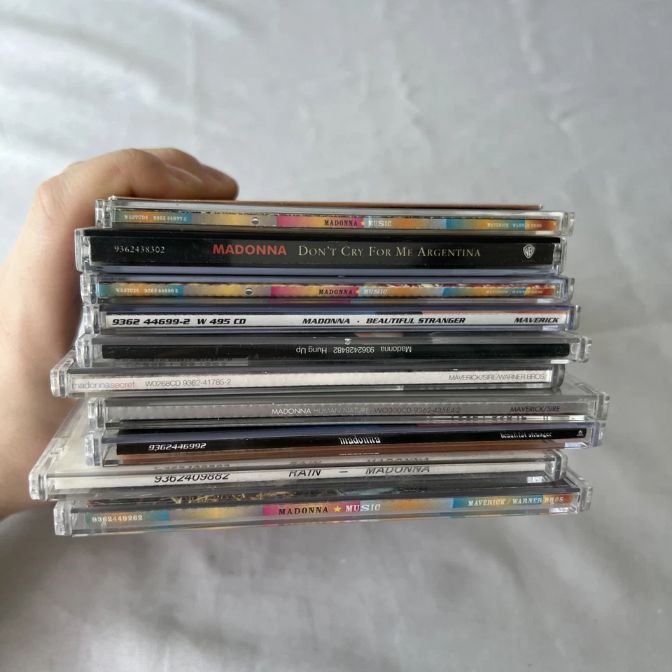 Madonna CD Singles Bulk x11 90s 00s Pop Music Australian Uk Edition Bonus Tracks - Image 3 of 4