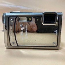 OLYMPUS Tough-8000 Silver Compact Digital Camera Tested Working Japan